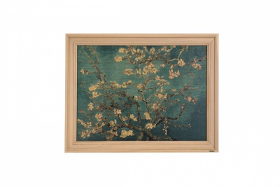 VAN GOGH PRINT, Almond Tree, Almond Blossom Nature Van Gogh Oak Frame Painting, Physical Print Living Room Décor